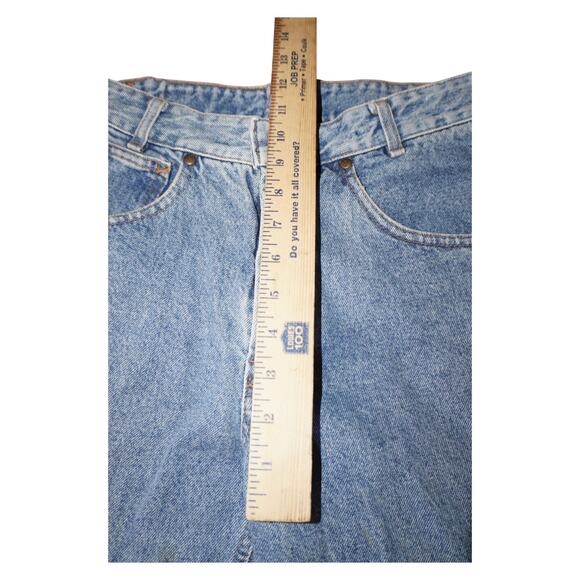 Vintage MASH 907 Made in Italy Jeans 30x26.5 High Rise Light Wash Straight Leg - Picture 9 of 12